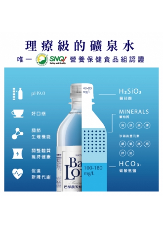 【巴部農】天然鹼性礦泉水 330ml/30入(水中黃金 恆定pH9.0)