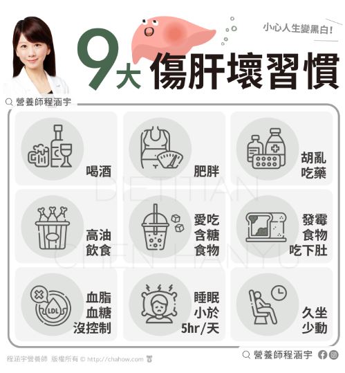 睡太少也會傷肝？營養師揪9個傷肝壞習慣　久坐也上榜