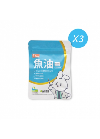 【常春樂活】魚油軟膠囊 x3包 (30粒/包)