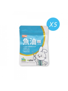 【常春樂活】魚油軟膠囊 x5包 (30粒/包)