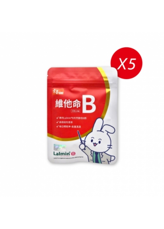 【常春樂活】維他命B膠囊 x5包 (30粒/包)